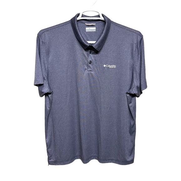 Mens Columbia Professional Fishing‎ Gear Polo Blue Size XL Preowned - Picture 1 of 4